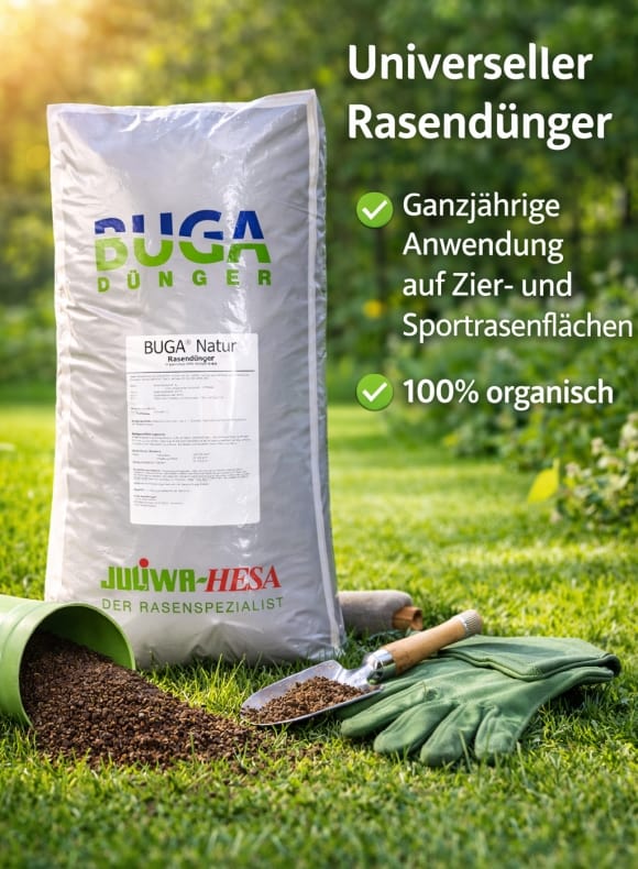 BUGA® organischer organischer Universal-Rasendünger